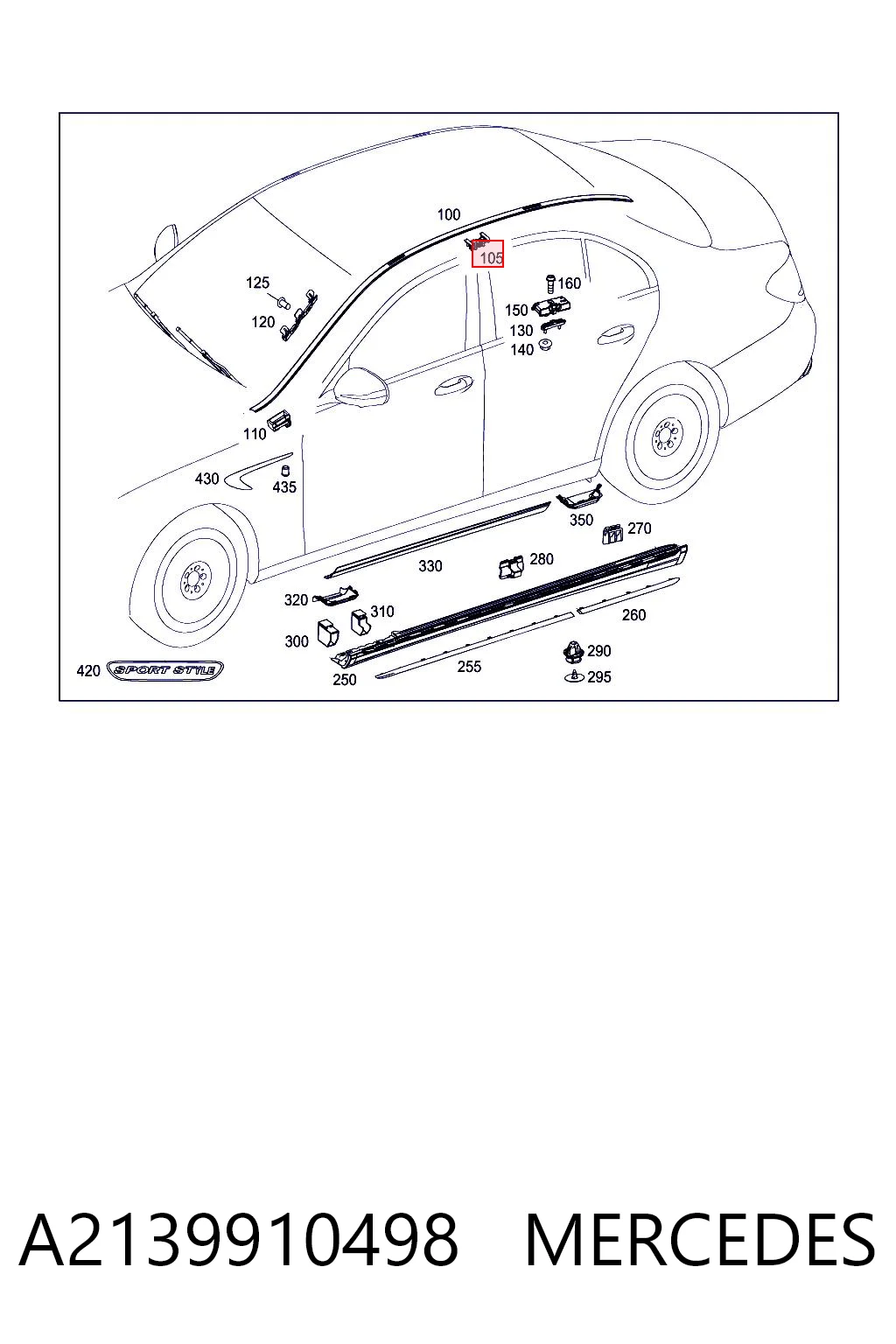 A2139910498 Mercedes