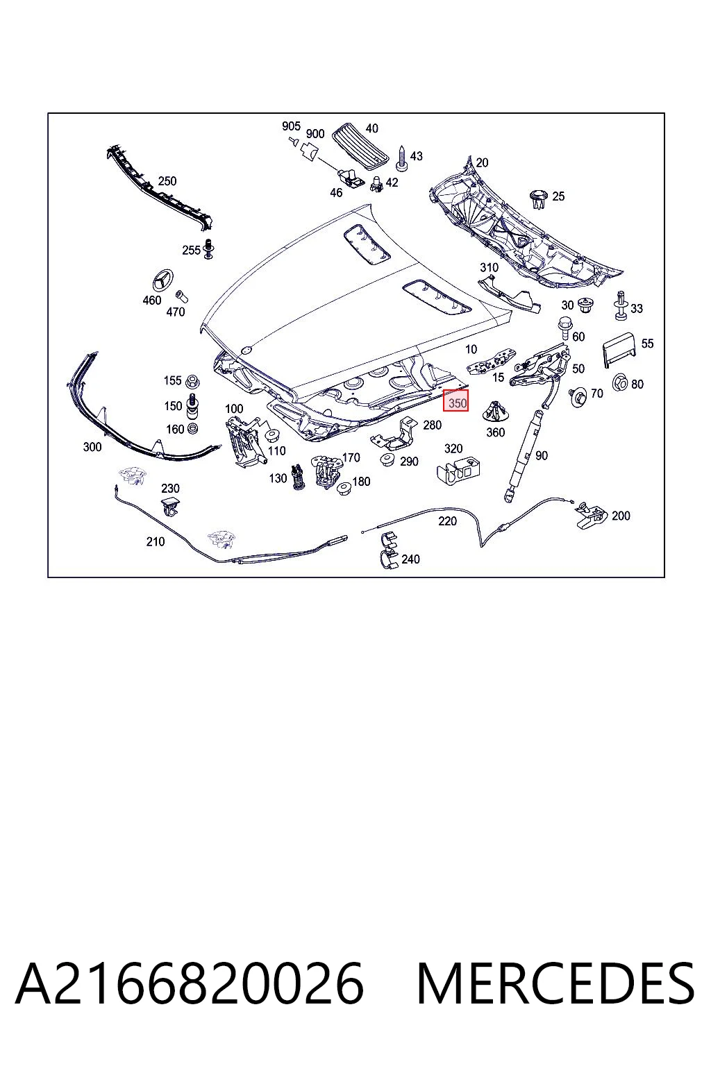 A2166820026 Mercedes