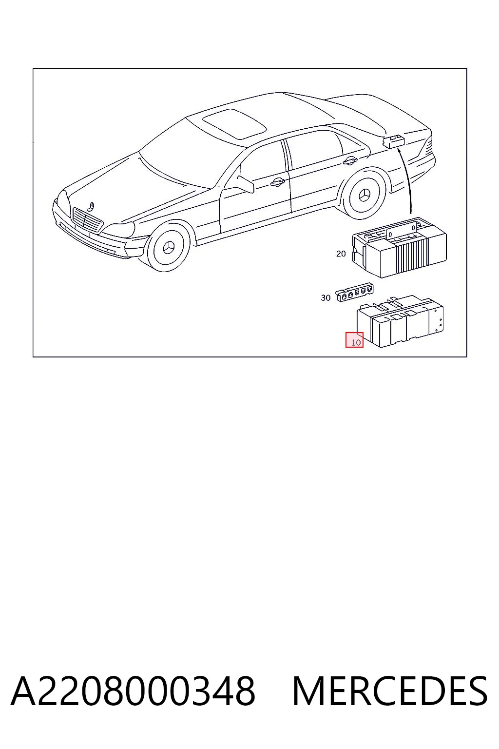 A2208000348 Mercedes Механический вакуумный насос
