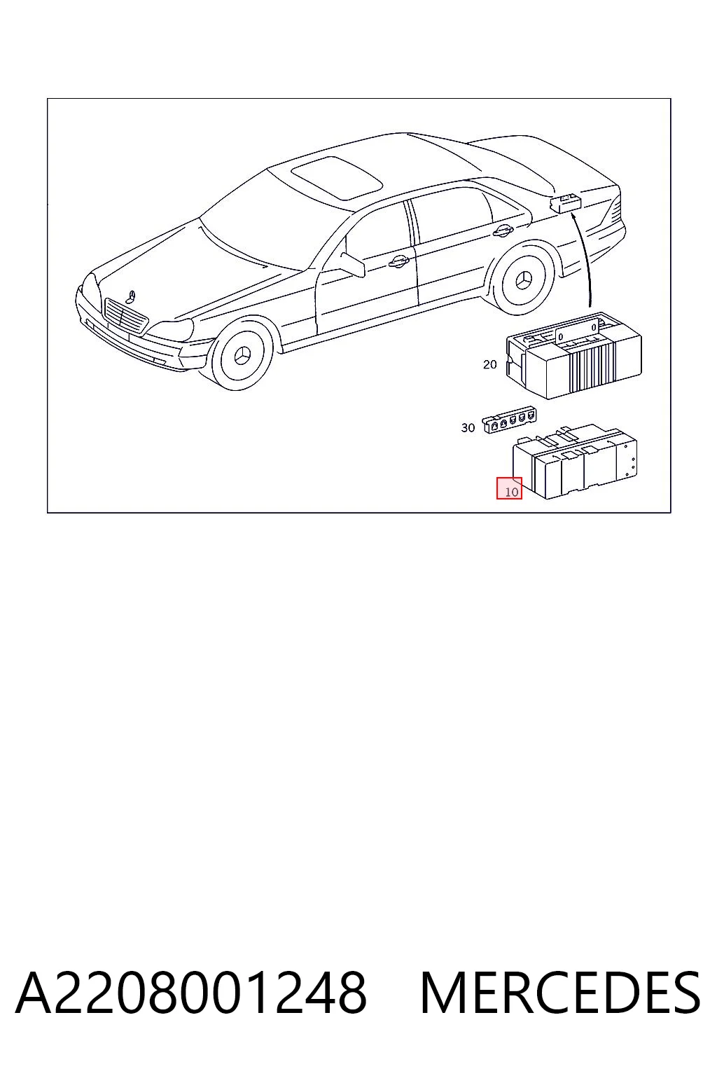 A2208001248 Mercedes Насос пневматической системы кузова