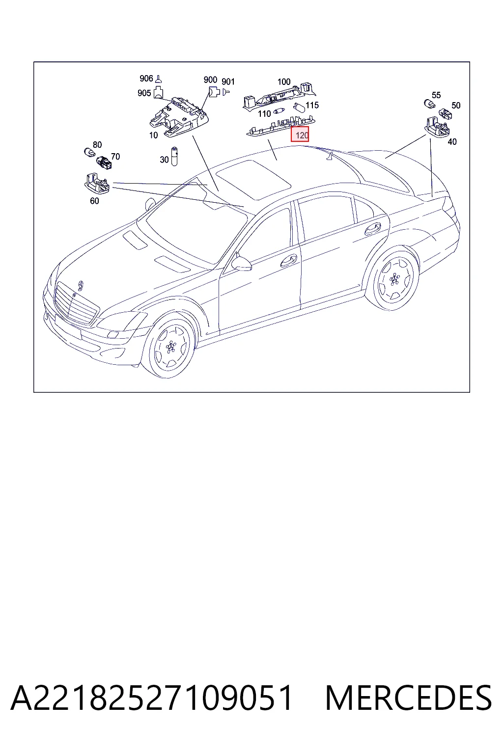  Mercedes A2218252710 цена, от 9.47 USD