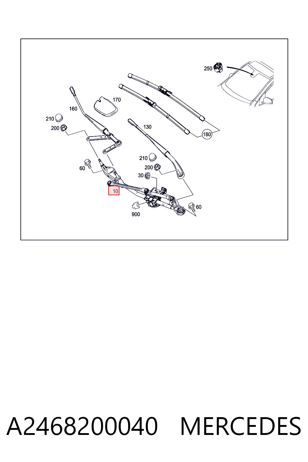 Купить 570419 Maxgear Трапеция дворников