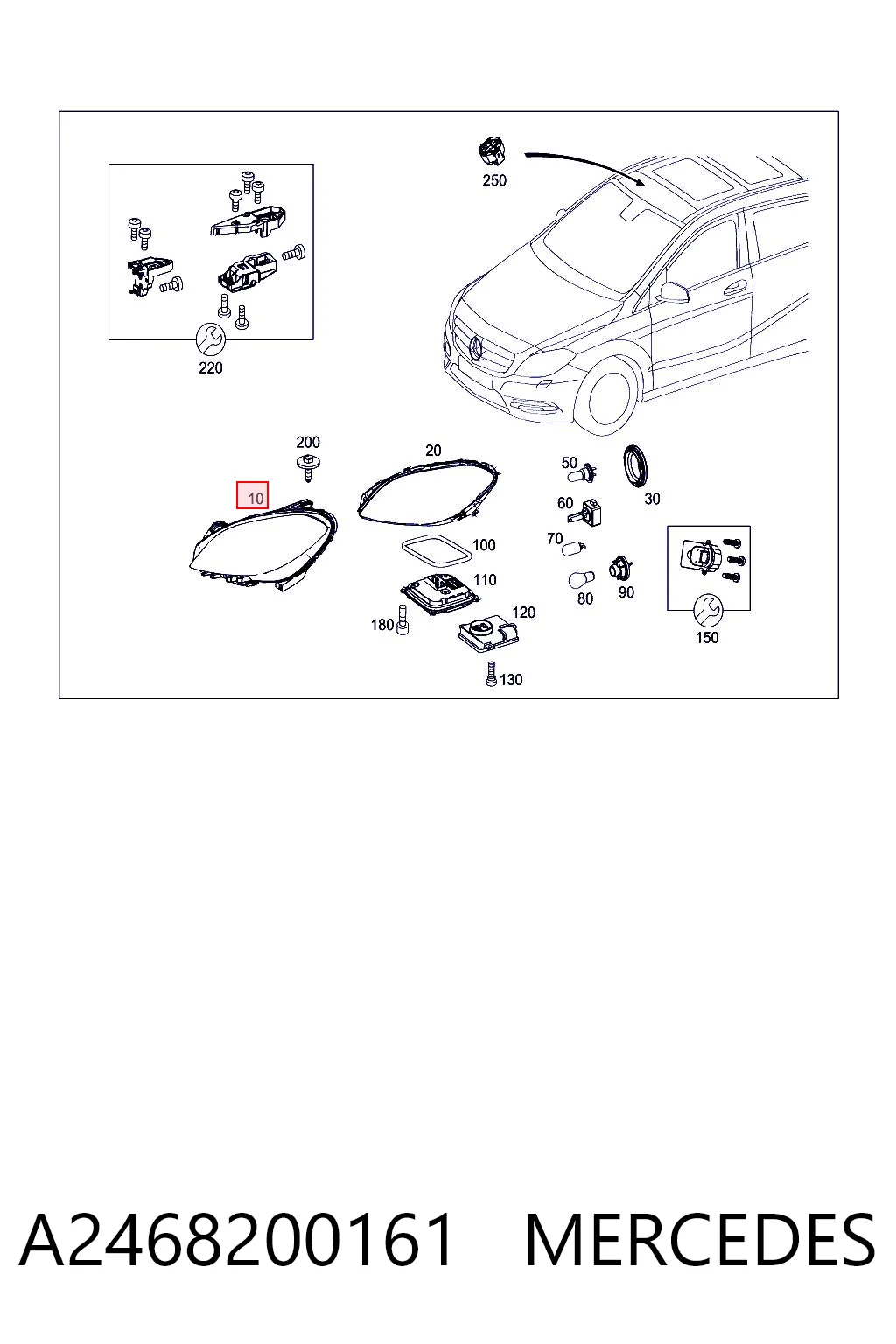 Купить LPP922 Magneti Marelli Фара левая передняя