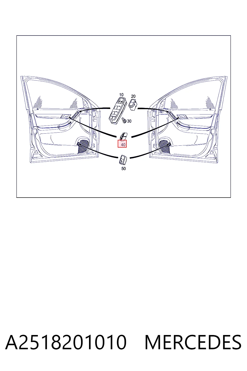 A2518201010 Mercedes 