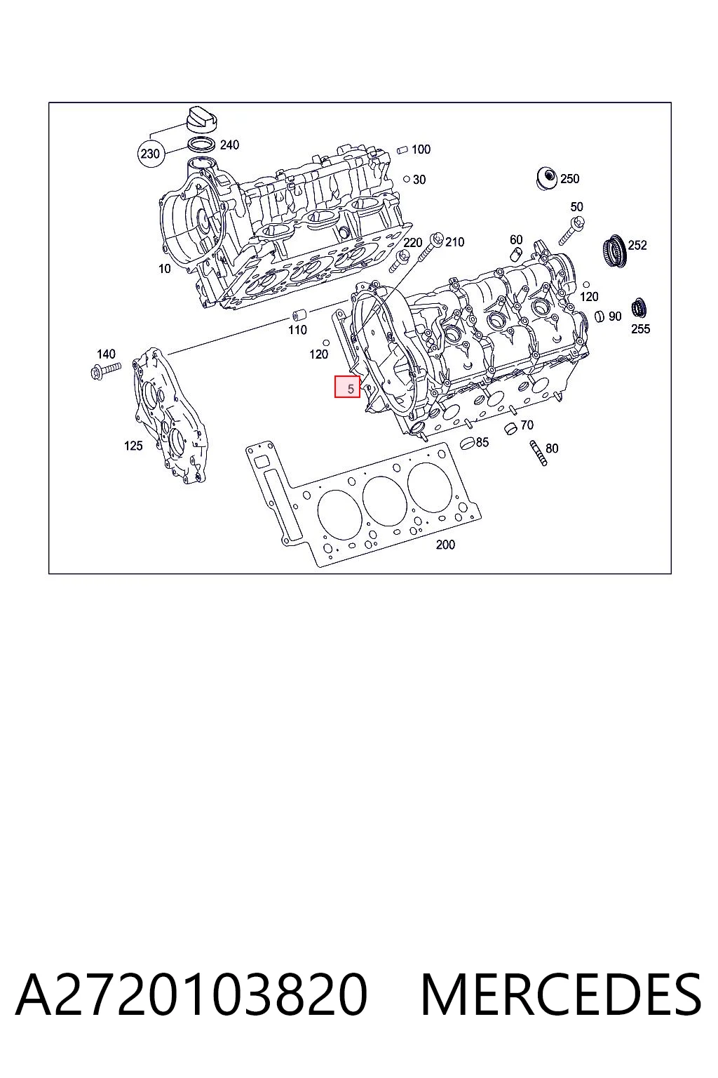 A2720103820 Mercedes