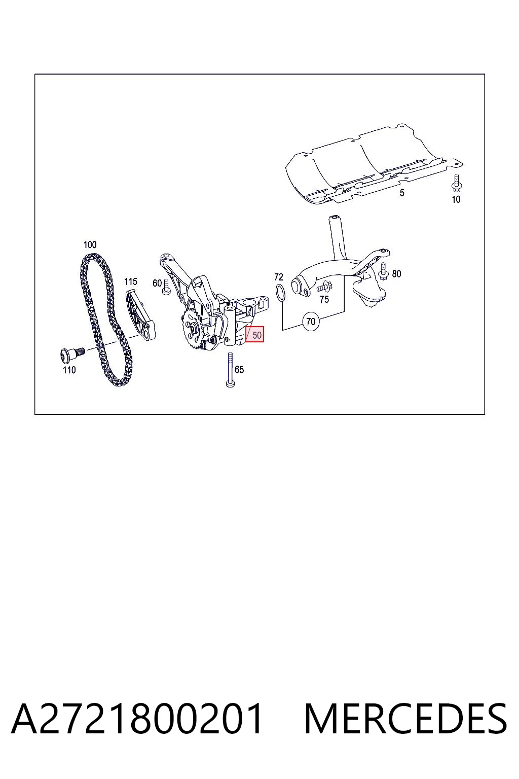 Помпа масляная Mercedes ML/GLE внедорожник (W164) (2005 - 2011) цена, от 167.76 USD