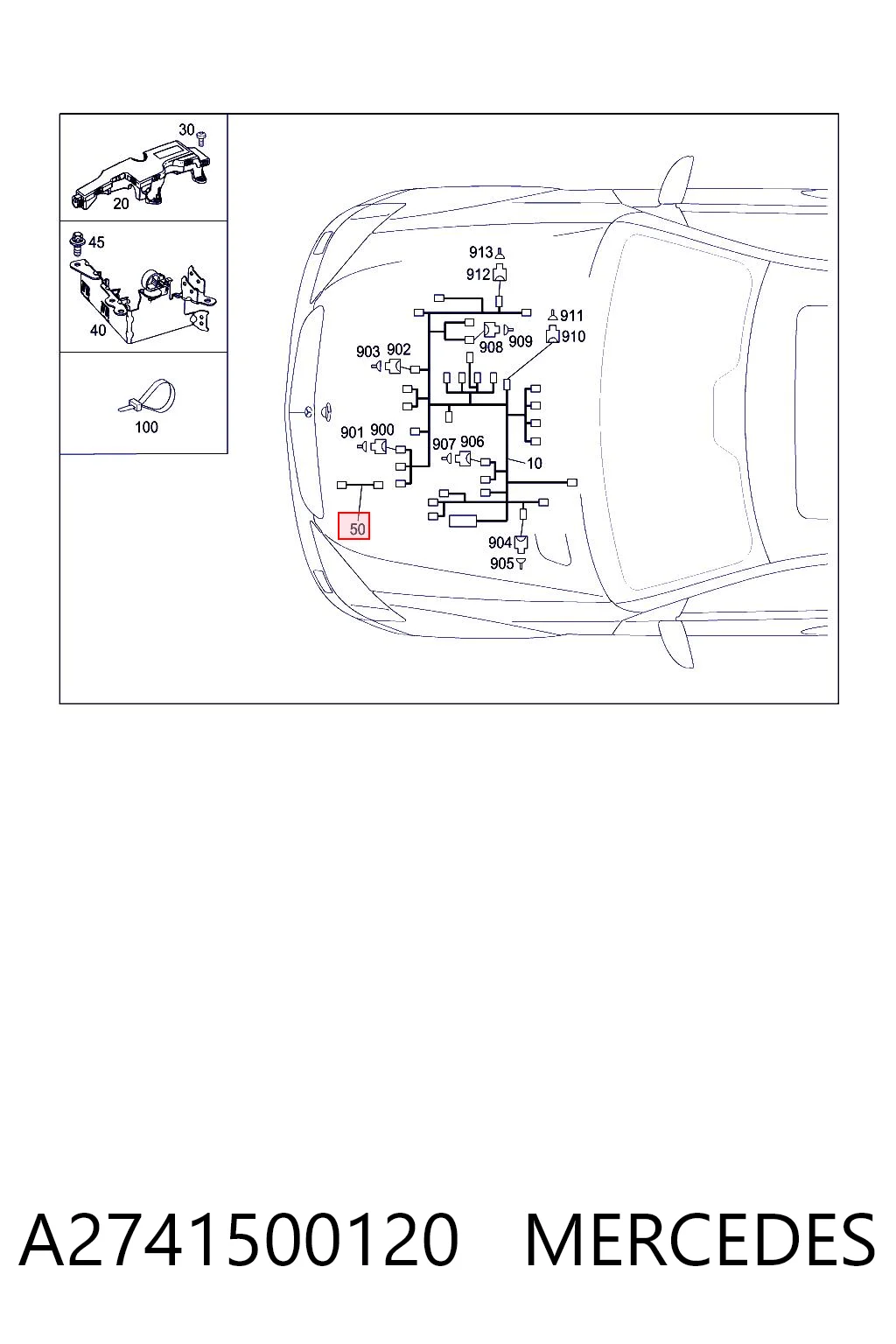 A2741500120 Mercedes 