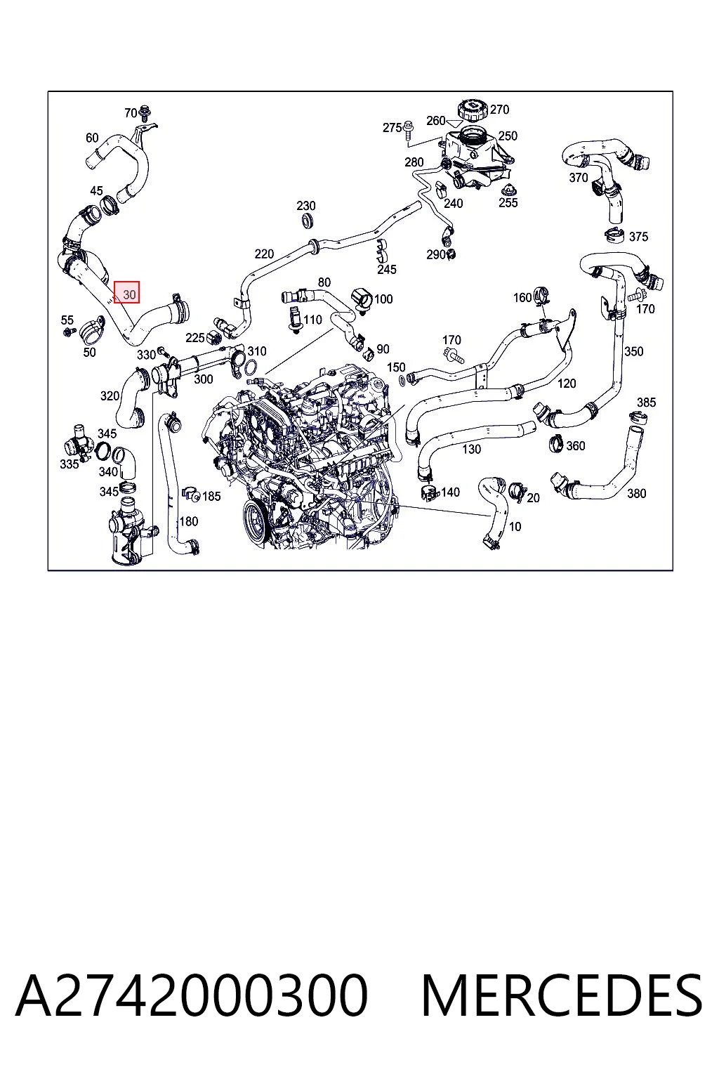 A2742000300 Mercedes 