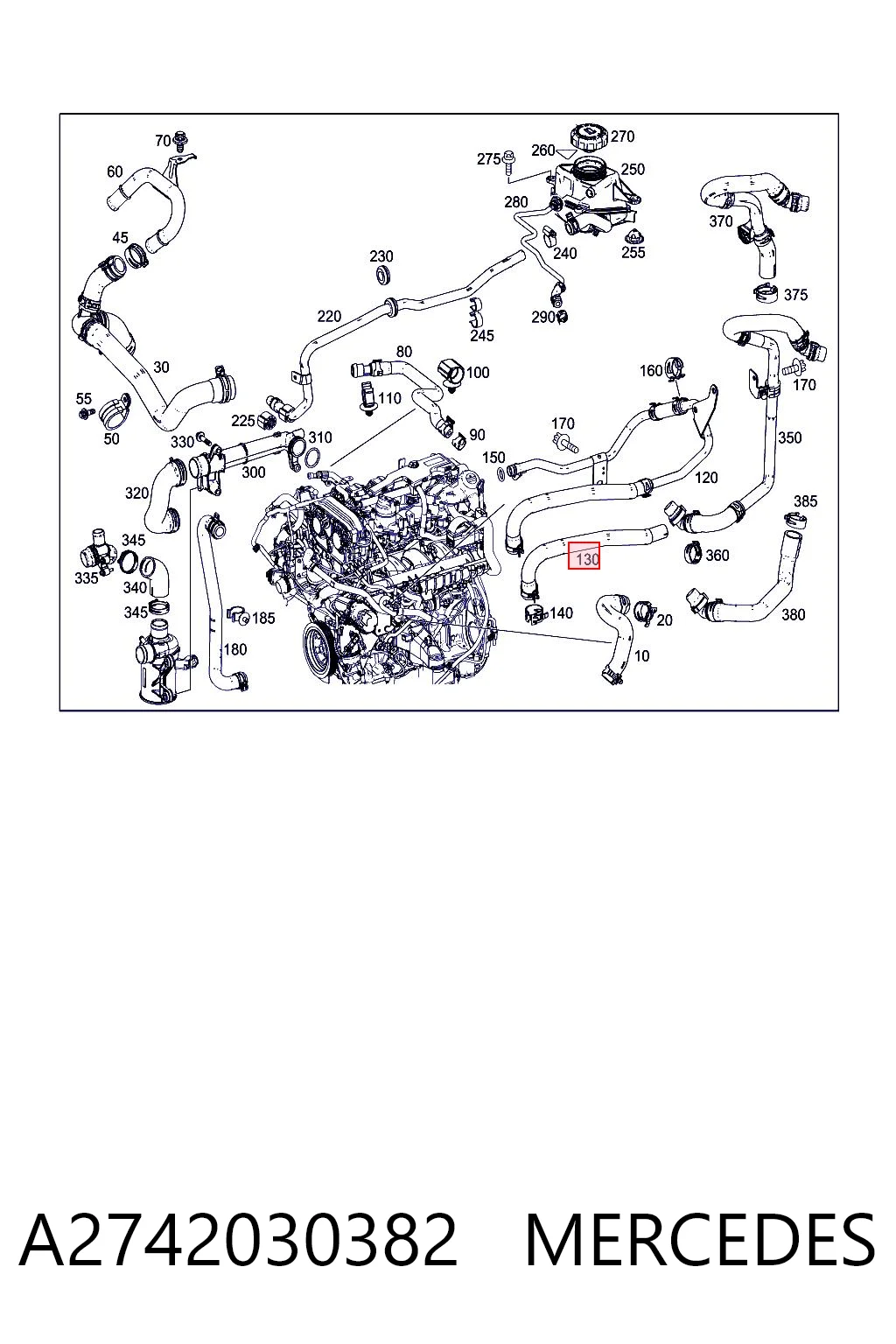 A2742030382 Mercedes 