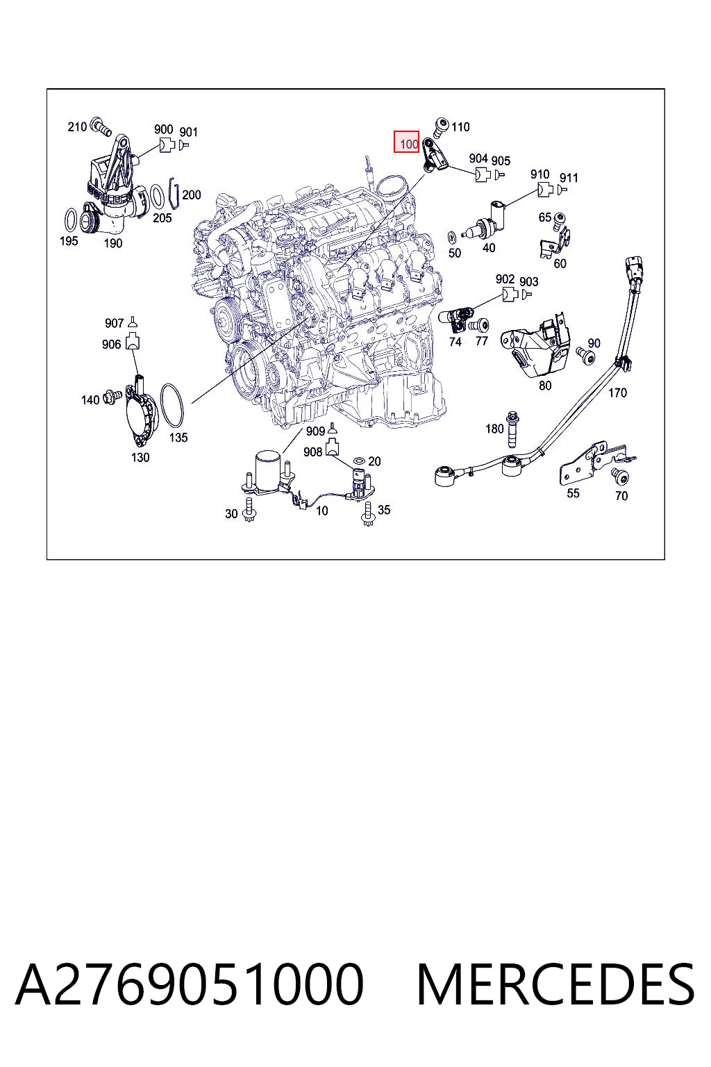 A2769051000 Mercedes Датчик распределительного вала