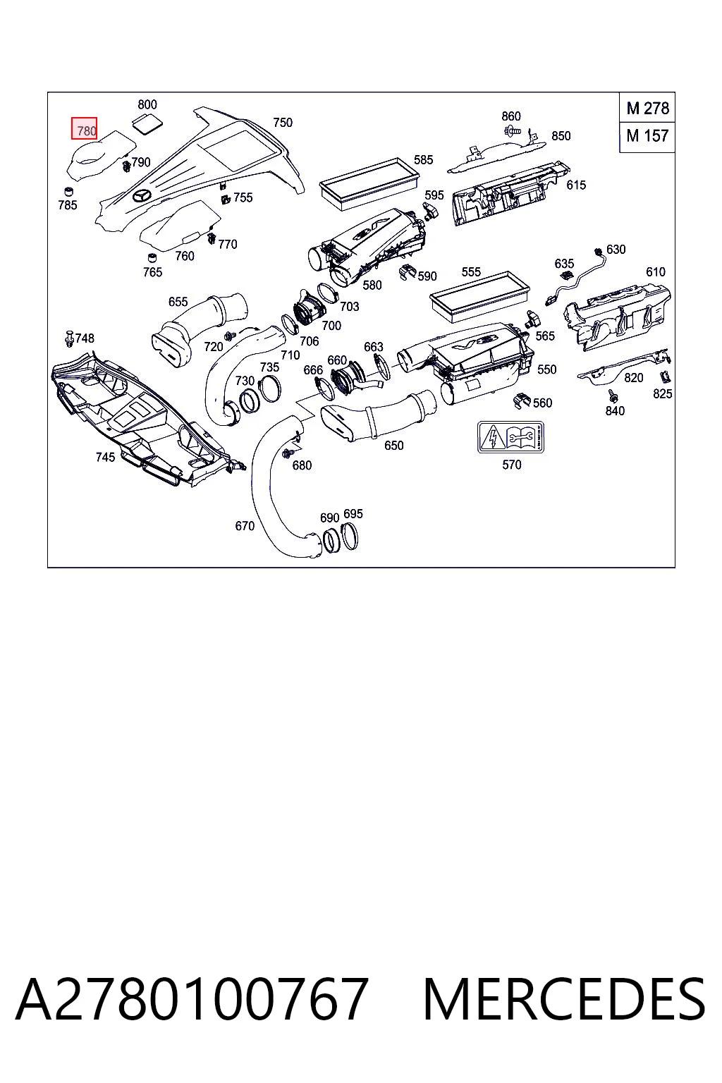 A2780100767 Mercedes