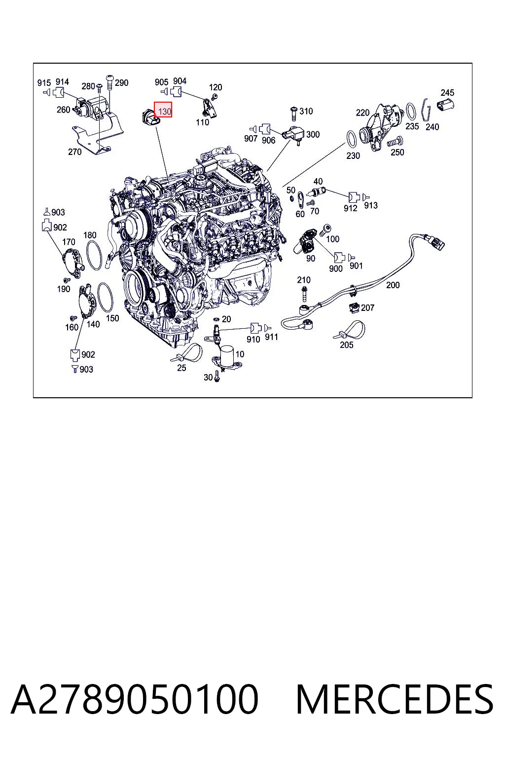 A2789050100 Mercedes Манометры