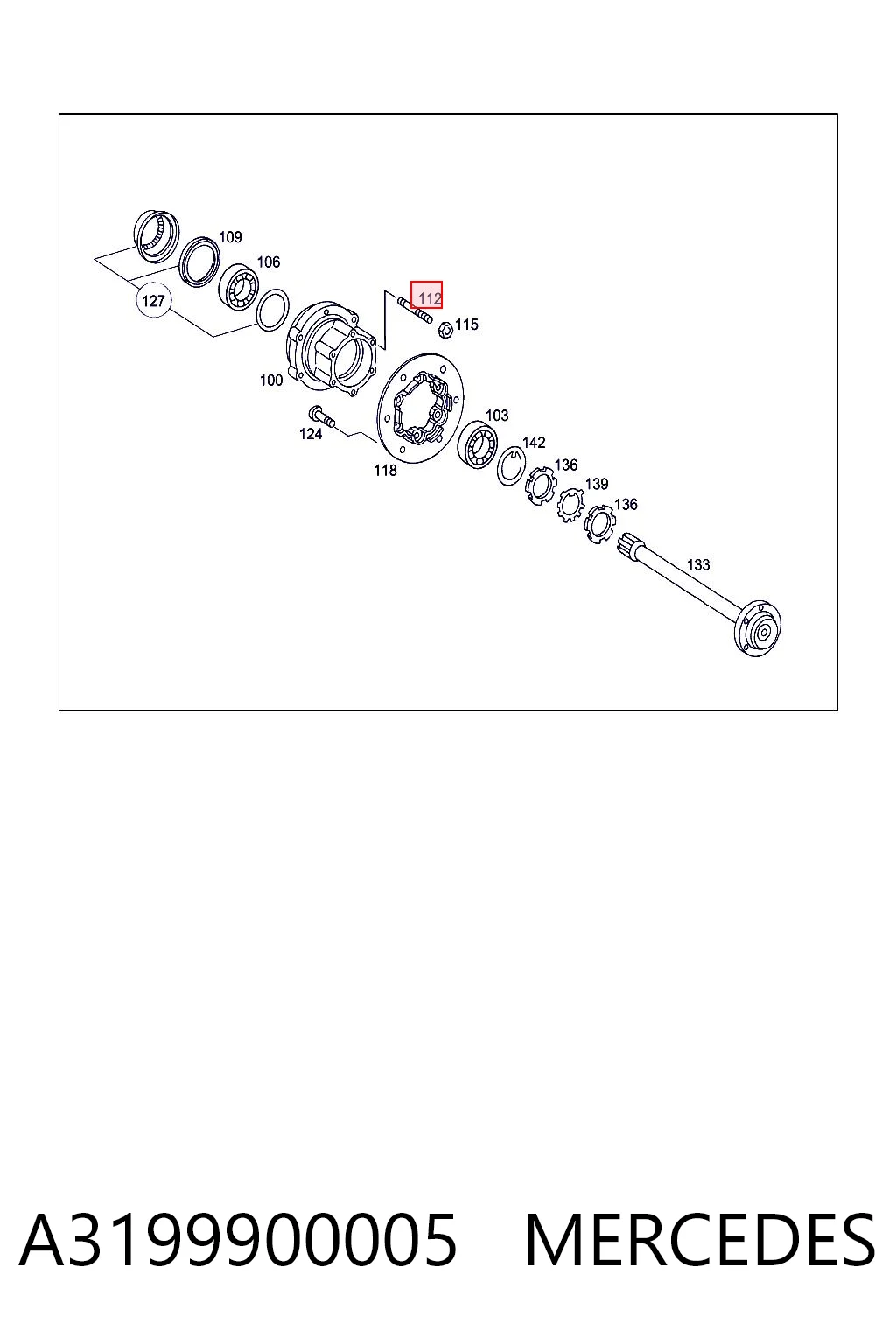 Шпилька ступицы колеса задняя Fiat/Alfa/Lancia K05134714AA цена, от 1.62 USD