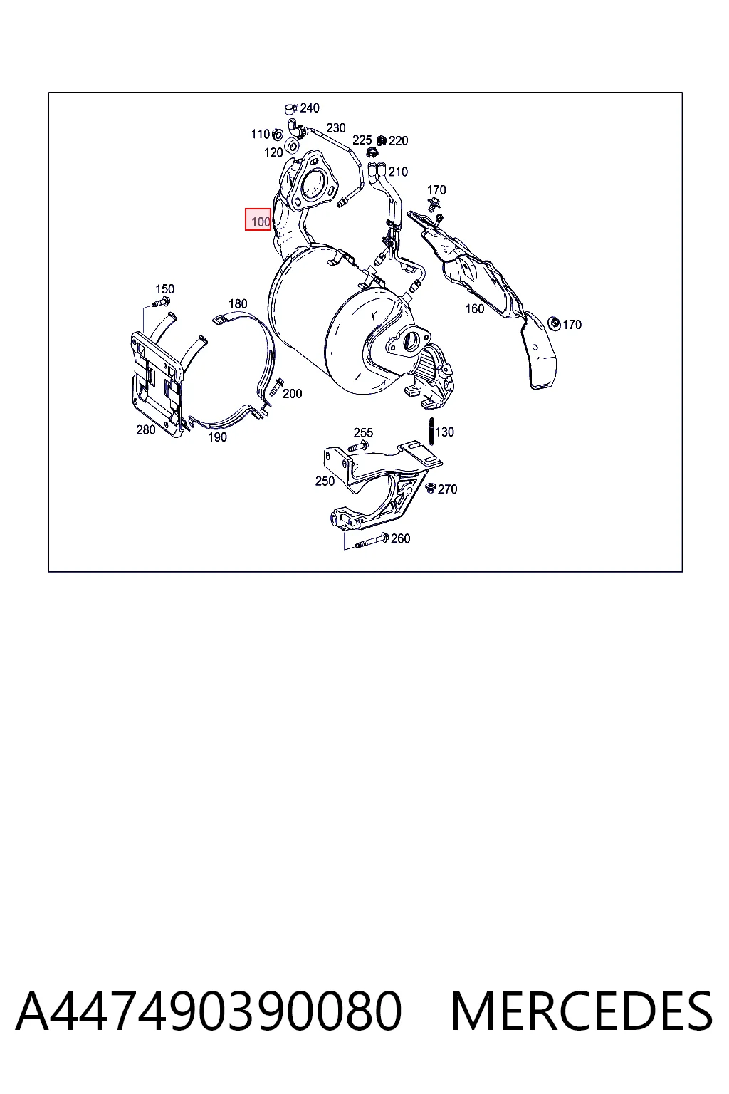 95520914 Opel Конвертор-катализатор