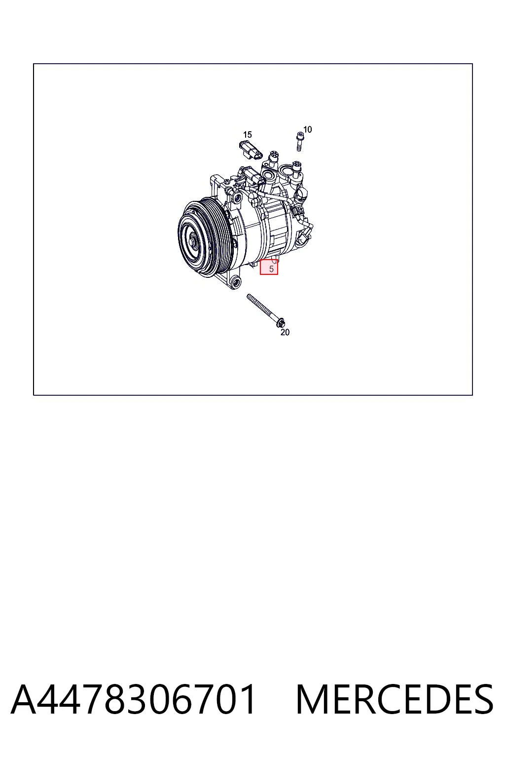 Компрессор кондиционера KTT090543 Thermotec
