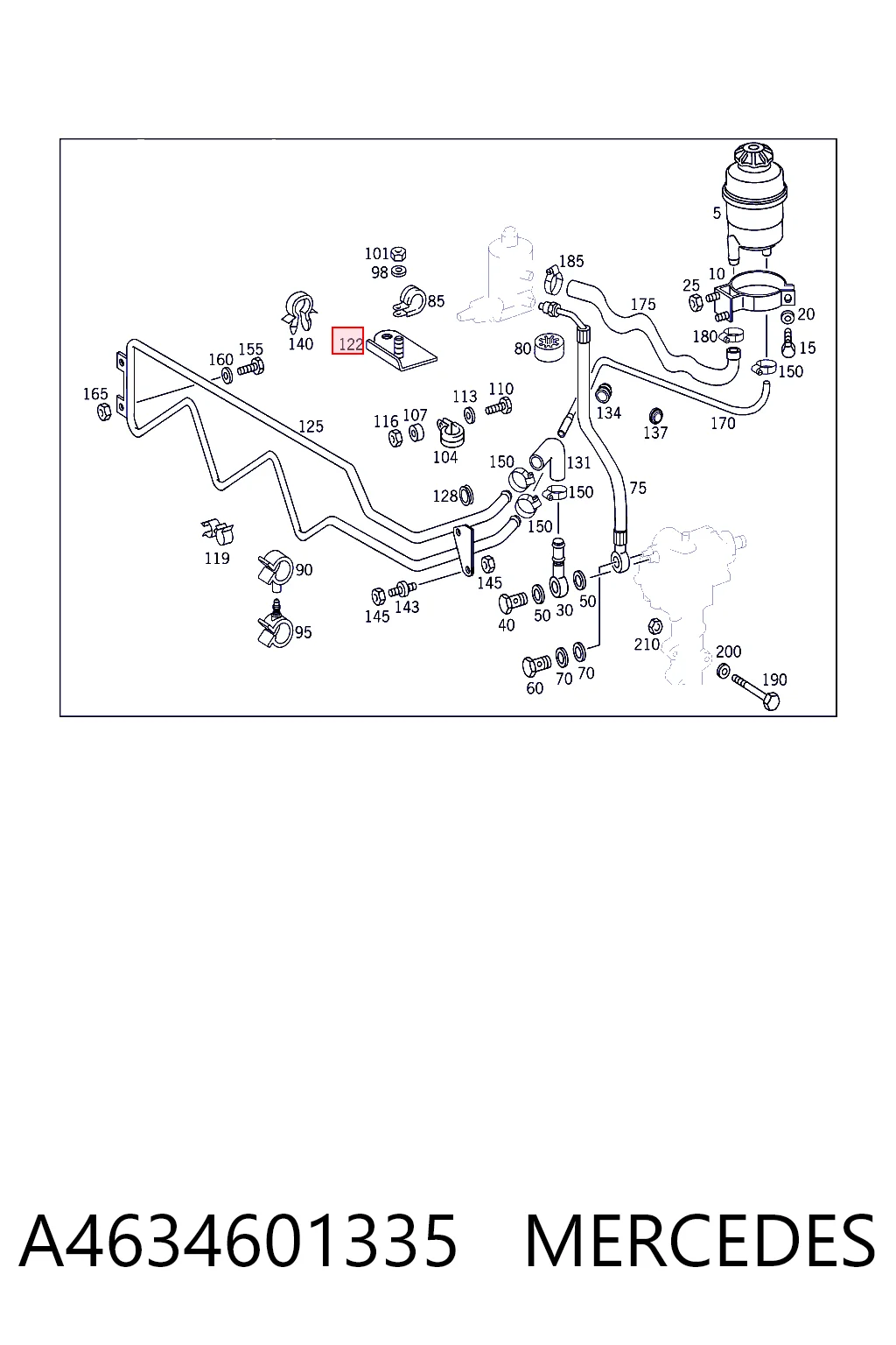 A4634601335 Mercedes