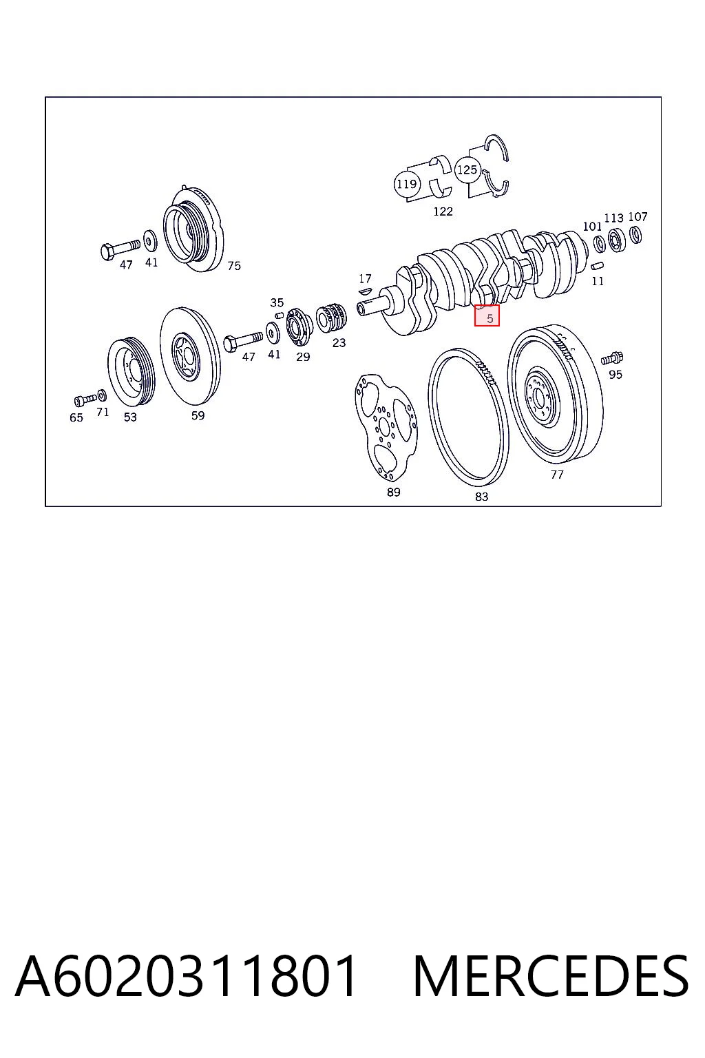 A6020311801 Mercedes