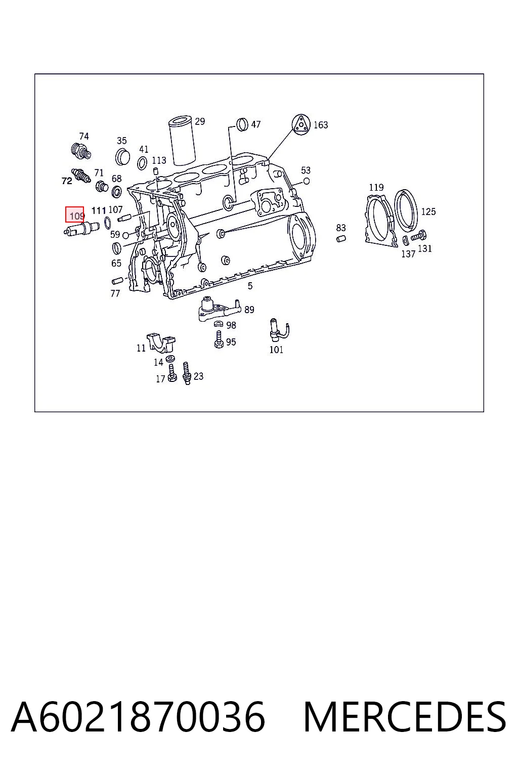 A6021870036 Mercedes