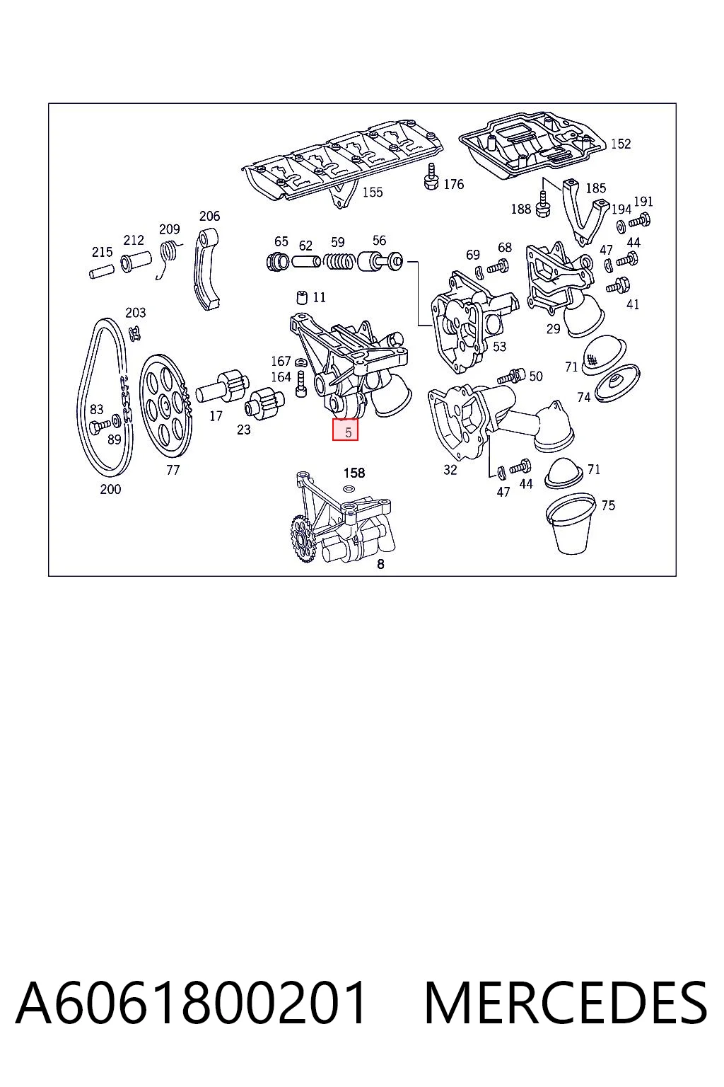A6061800201 Mercedes