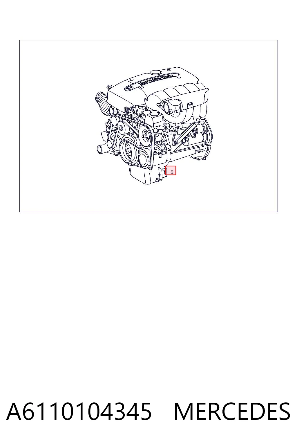  Двигатель Mercedes C 
