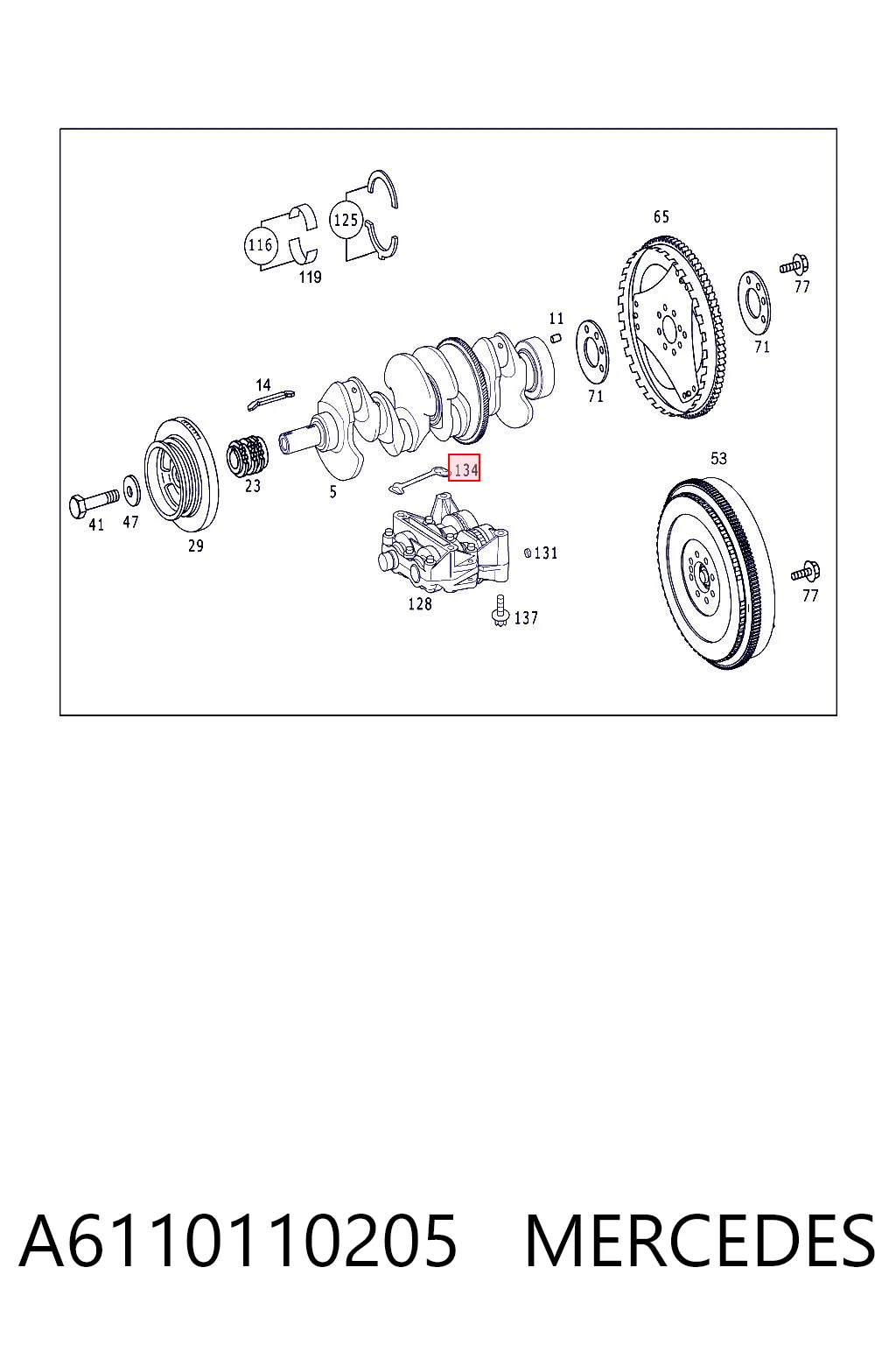 A6110110205 Mercedes