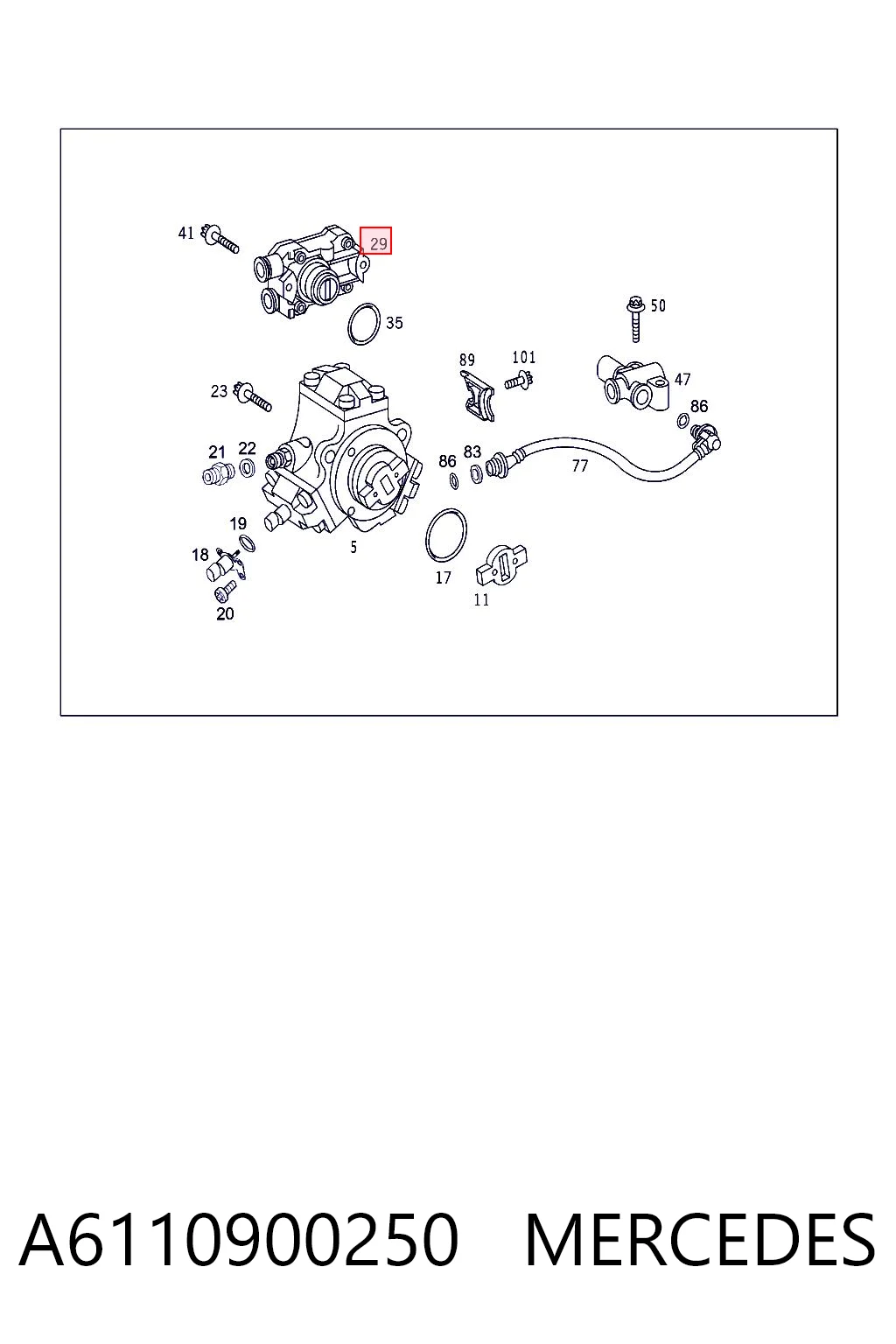Топливный насос механический AND 3M919022 цена, от 14.08 USD