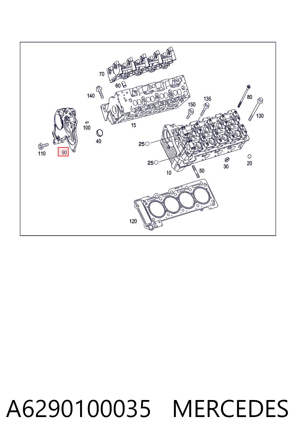 A6290100035 Mercedes