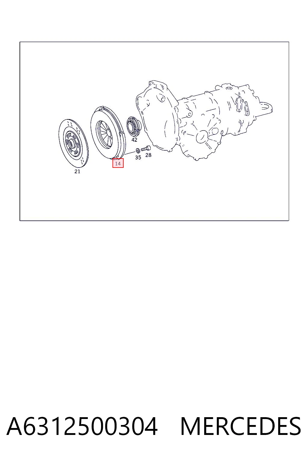 Корзина сцепления MC7205 Mecarm