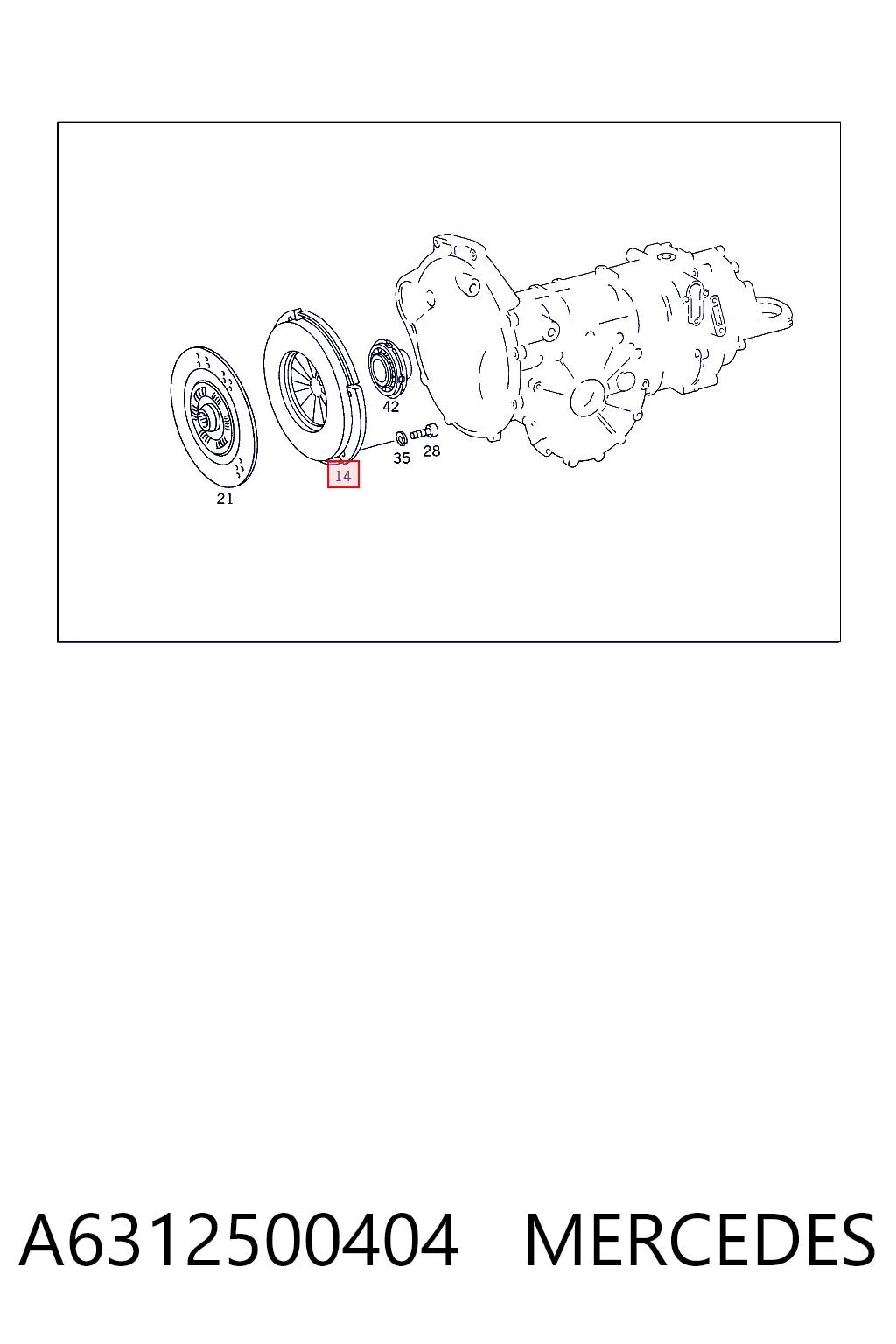 Корзина диска сцепления Mecarm MC7205