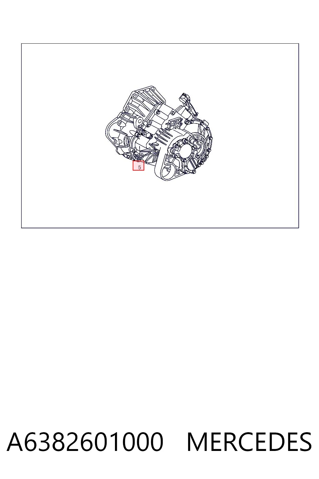 Коробка переключения передач Mercedes V минивэн (638) (1996 - 2003) цена, от 181.51 USD