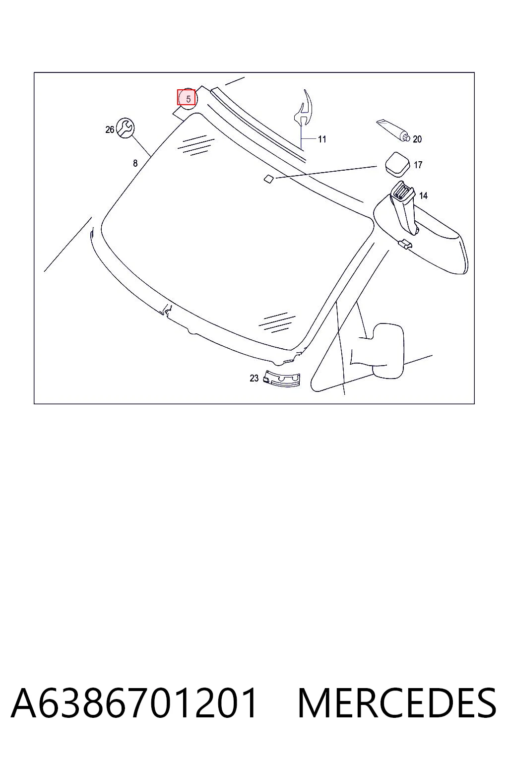 Стекло лобовое Pilkington AB26696A цена, от 123.45 USD