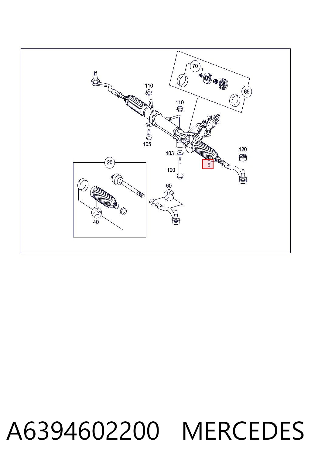 A6394602200 Mercedes Управление рулевое в сборе