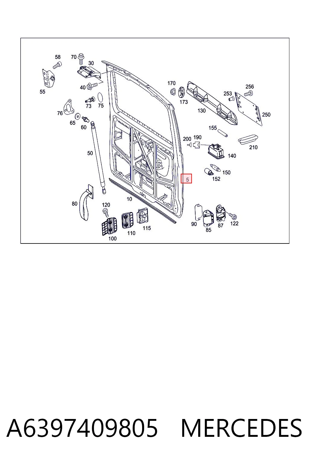 Купить A639740040128 Mercedes 