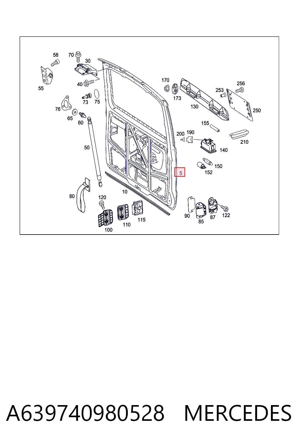  Mercedes A639740040128 цена, от 240.72 USD