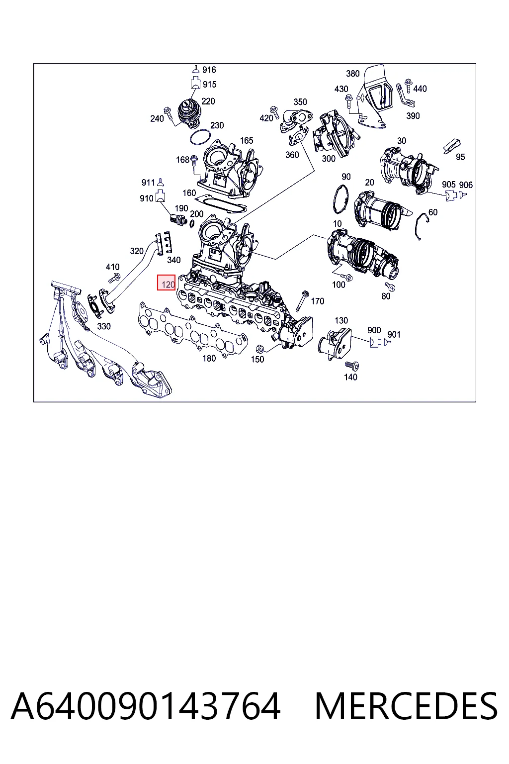 Коллектор впускной Mercedes A хэтчбек (W169) (2004 - 2012) цена, от 31.46 USD