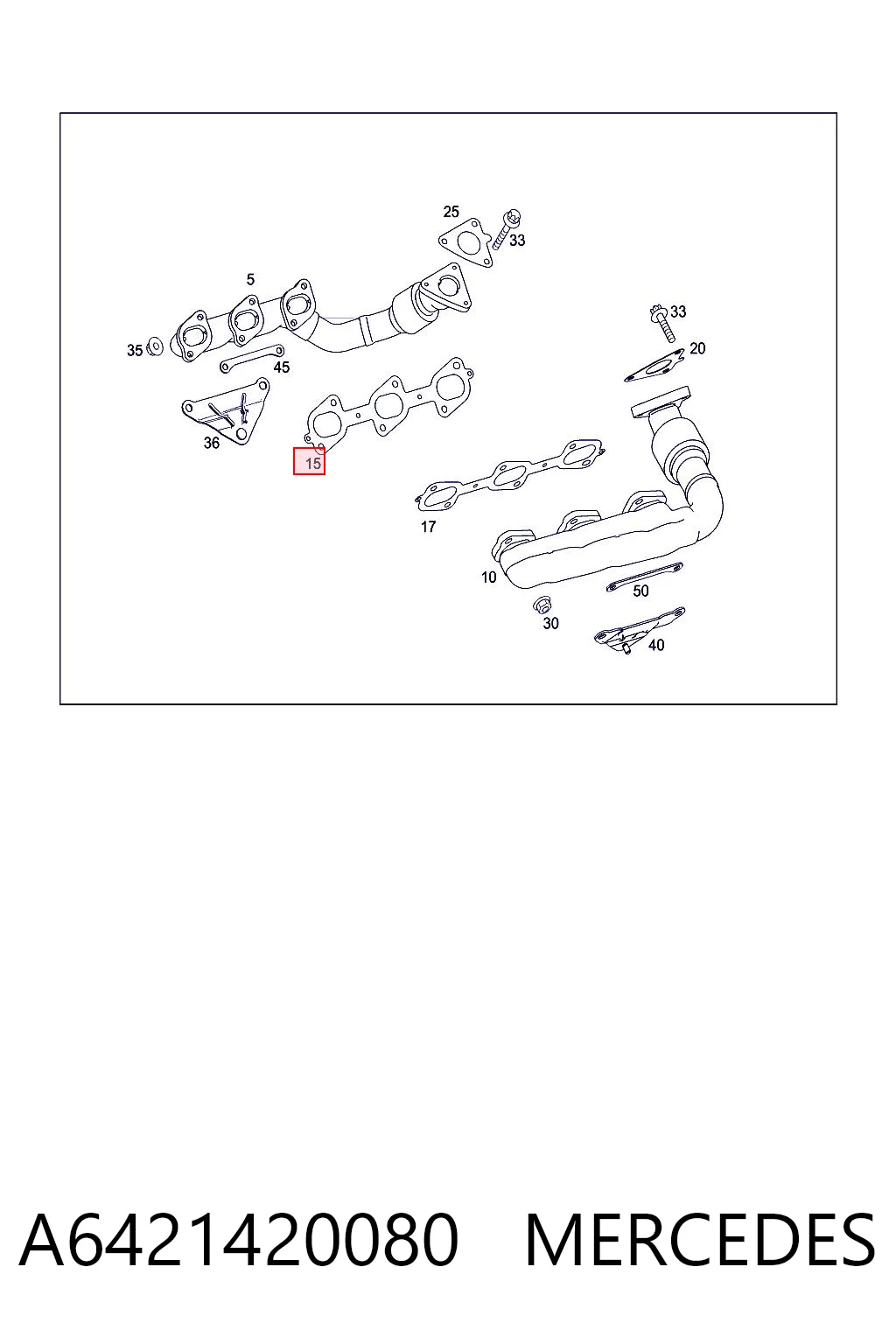 Прокладка коллектора выпускного Fiat/Alfa/Lancia K05175748AA цена, от 6.78 USD