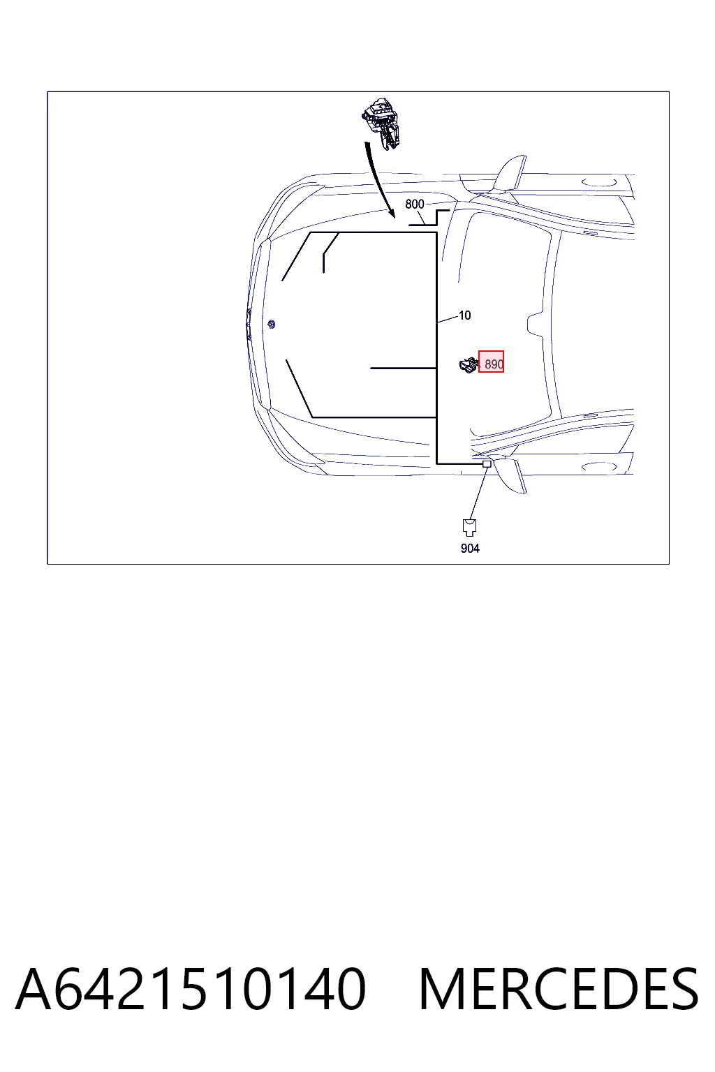 A6421510140 Mercedes