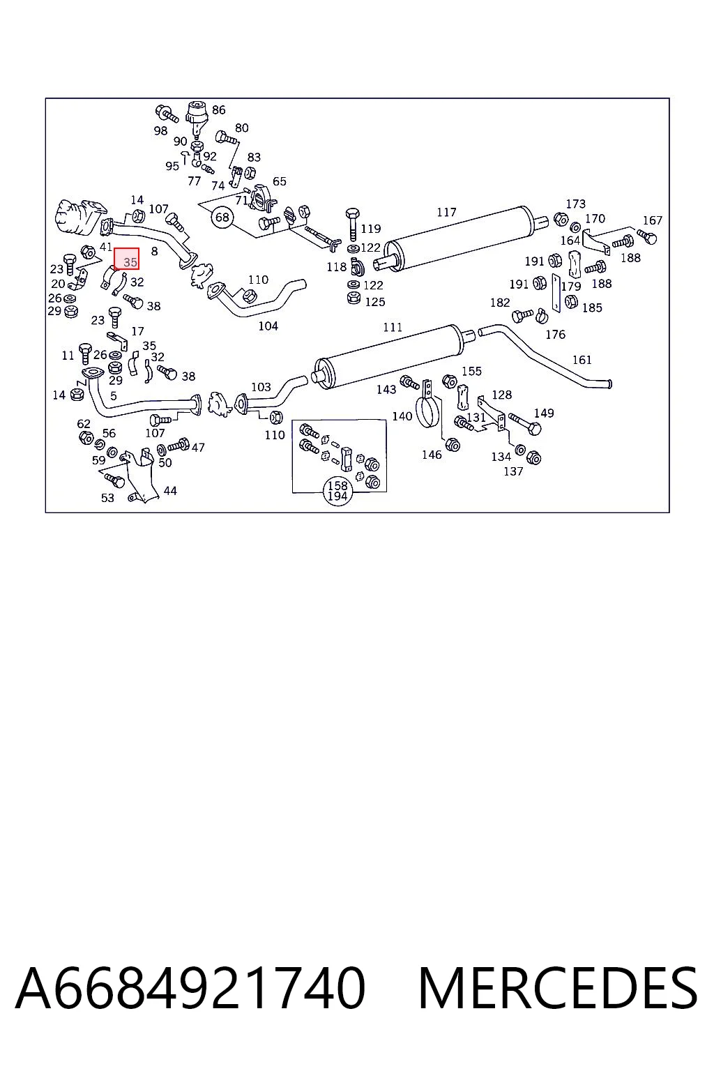 A6684921740 Mercedes