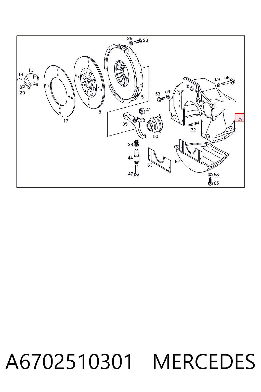 A6702510301 Mercedes