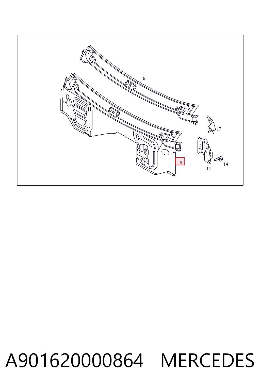 A901620000864 Mercedes