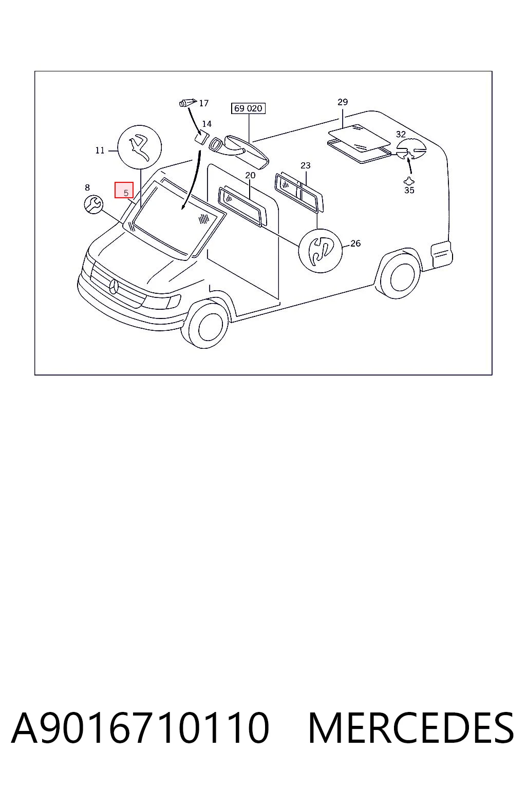 AB204369A XYG Автостекло