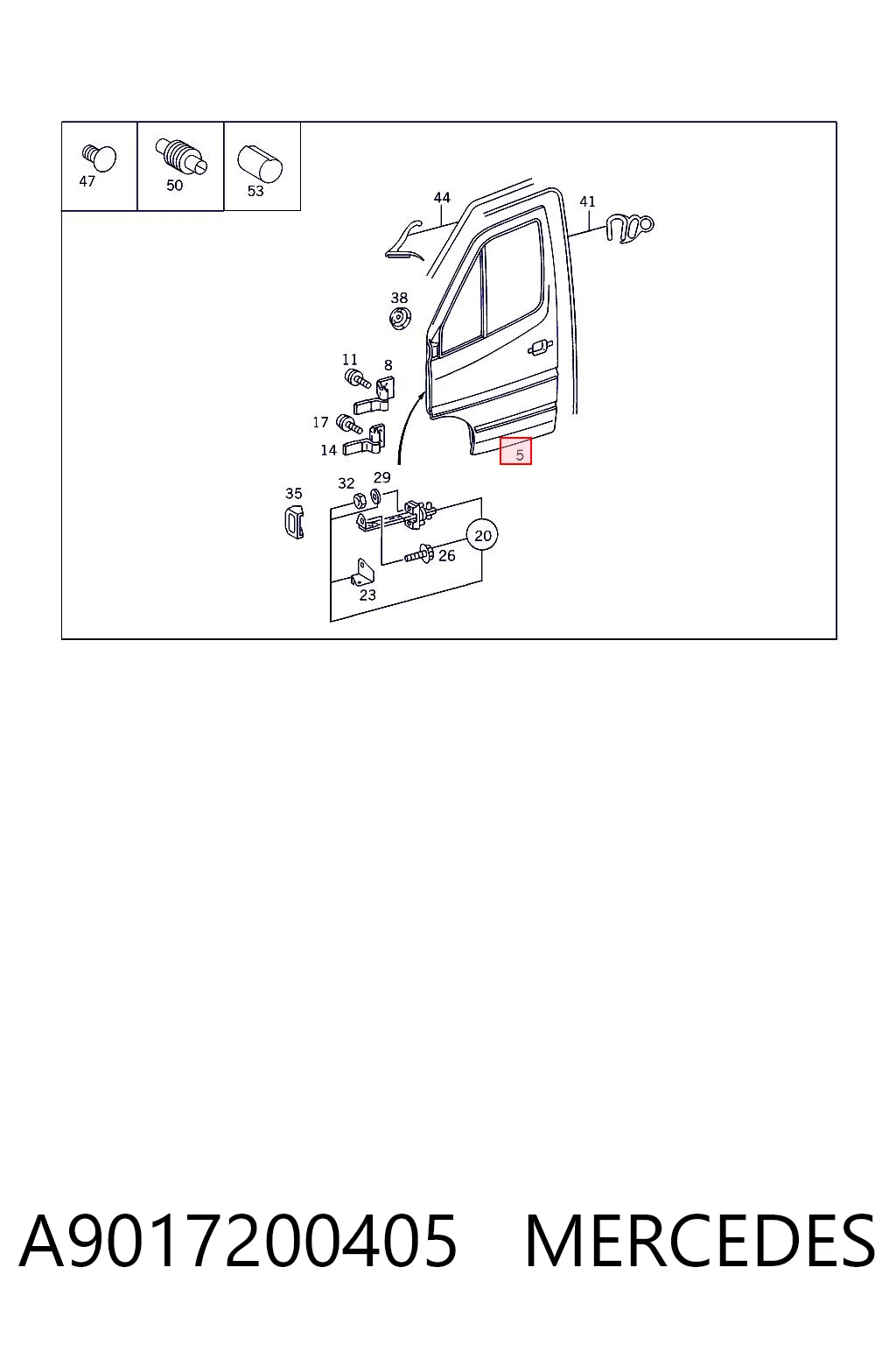  Дверь передняя правая Mercedes Sprinter 