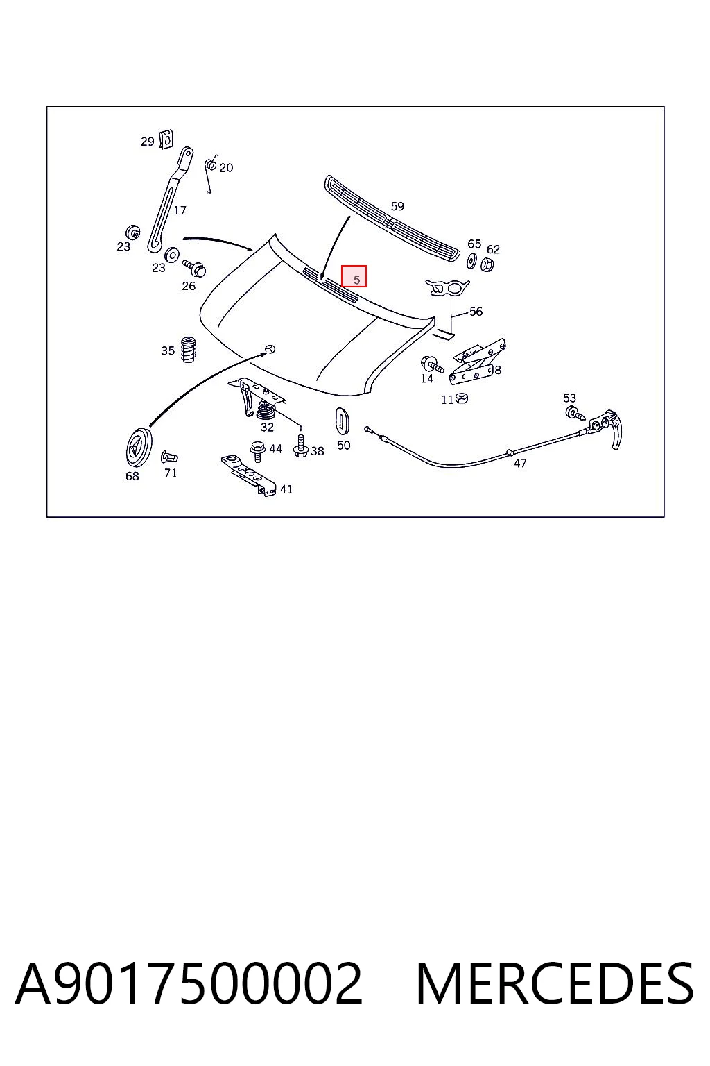 Капот 5269000825 4cars