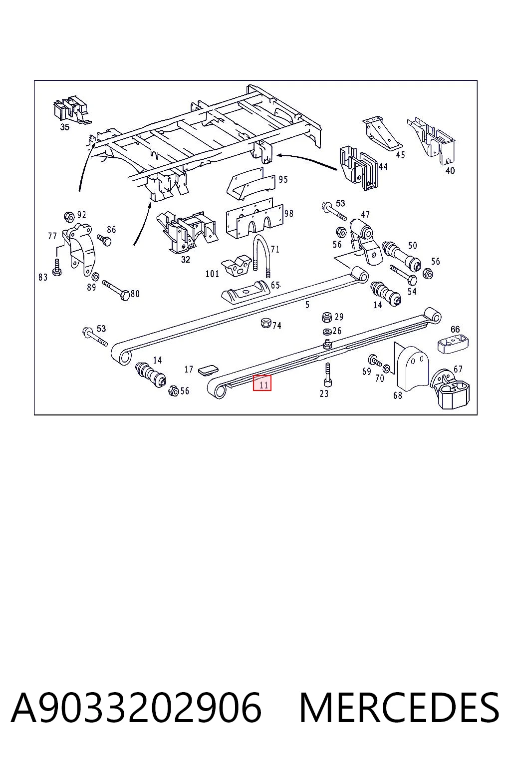 A9033202906 Mercedes