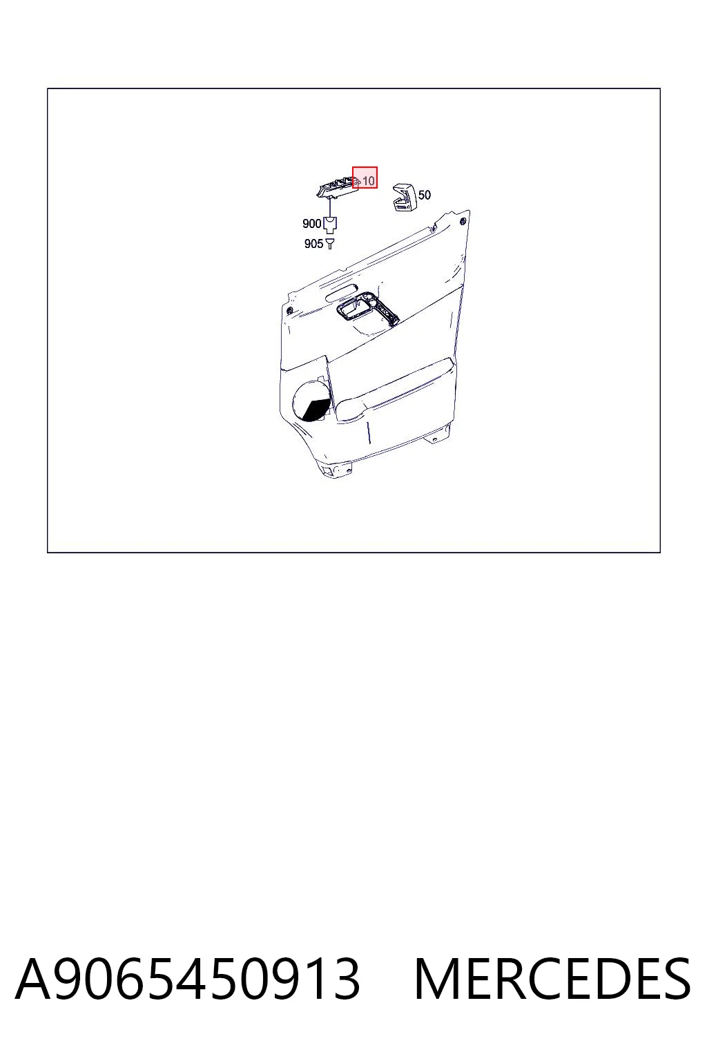 A9065450913 Mercedes Кнопки переднего правого стекло подъёмника