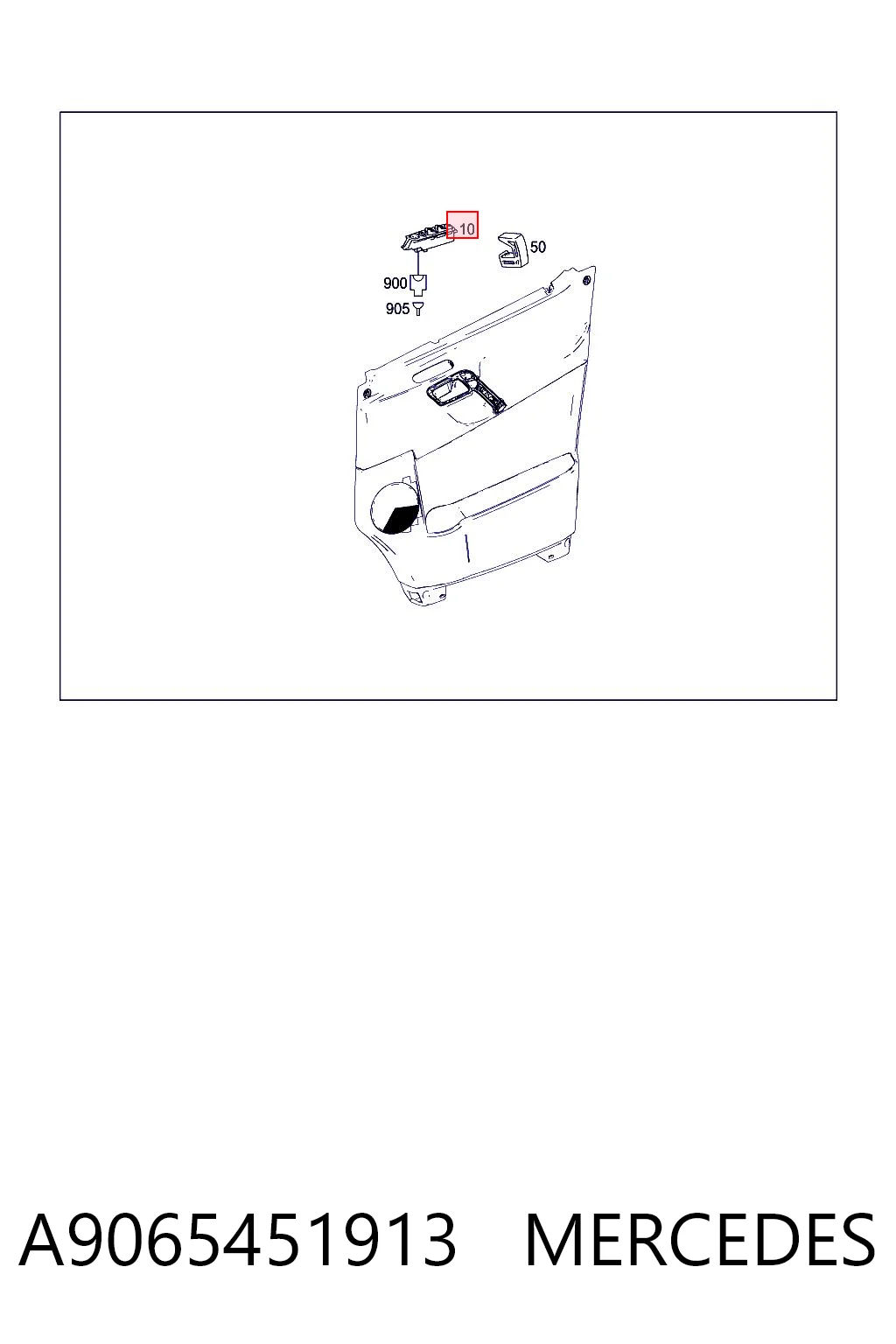 A9065451913 Mercedes Кнопки переднего правого стекло подъёмника