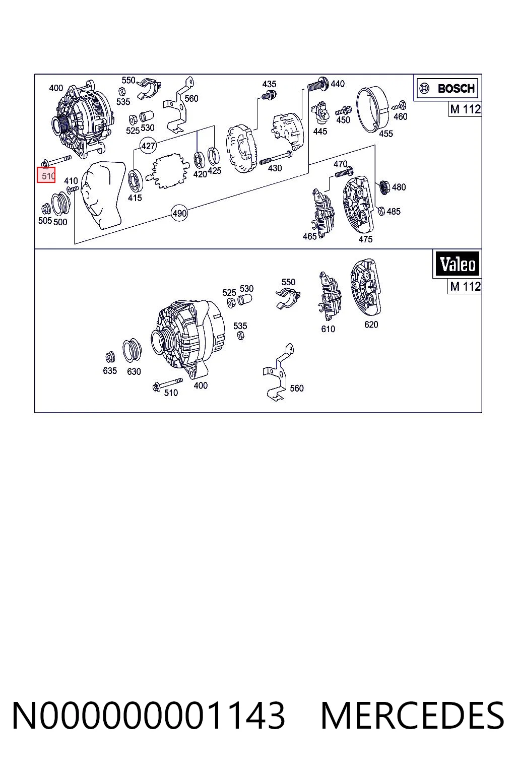 Купить 29901922 Mercedes Болт крепления подрамника