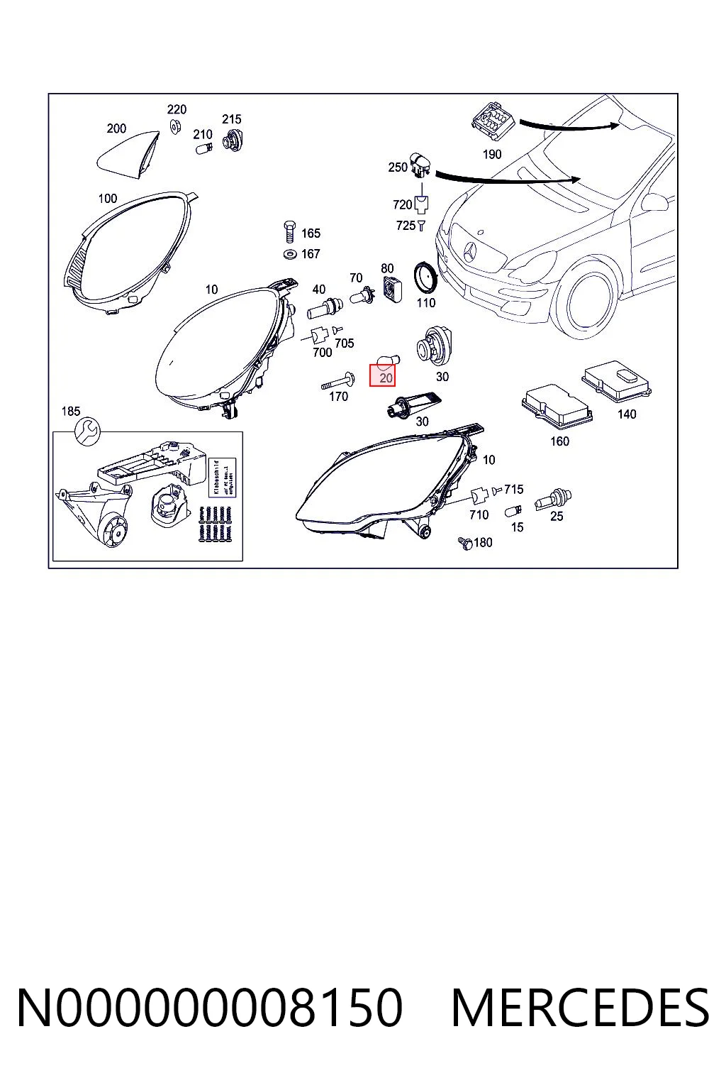 N000000008150 Mercedes
