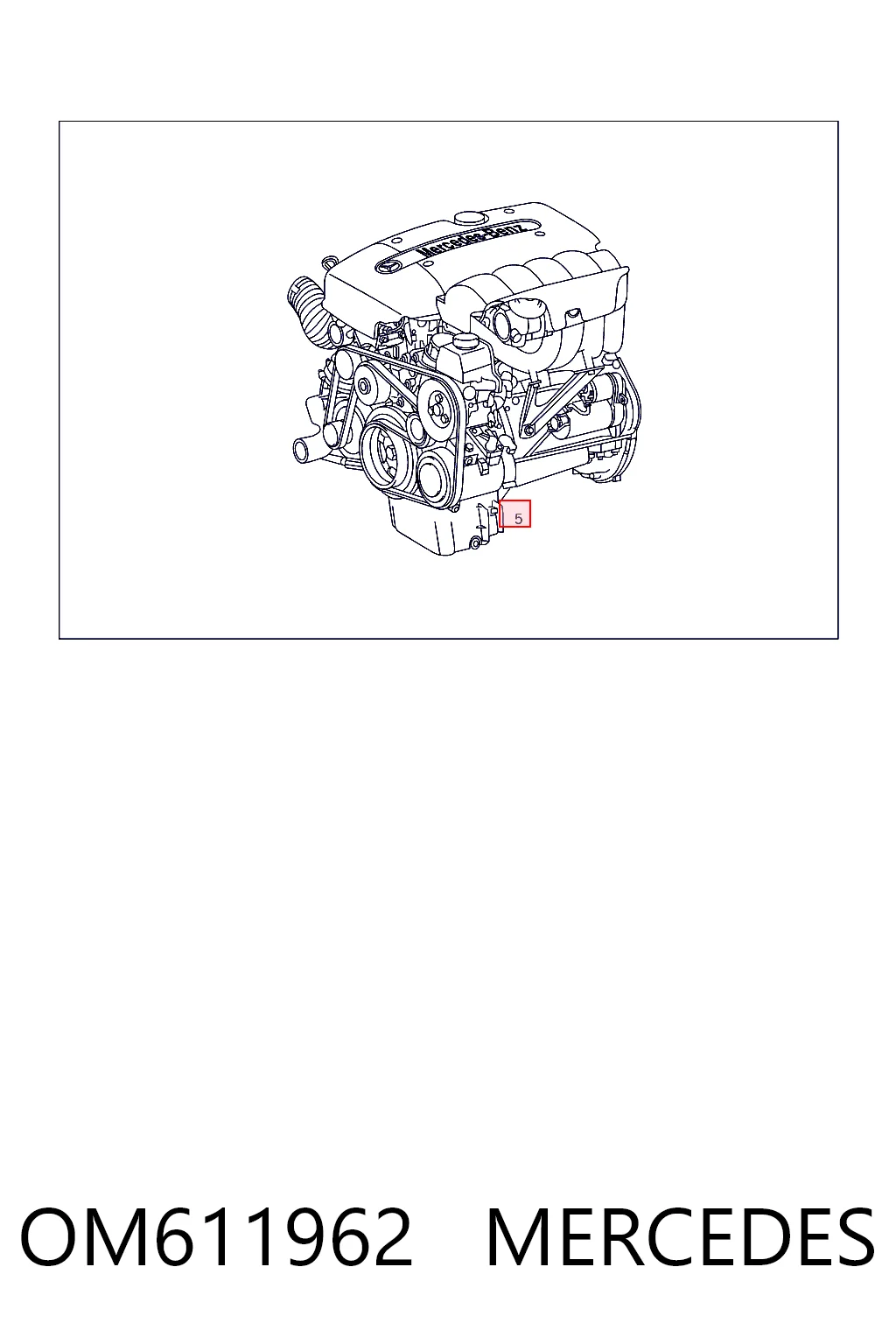 Мотор в сборе на Mercedes C  W203