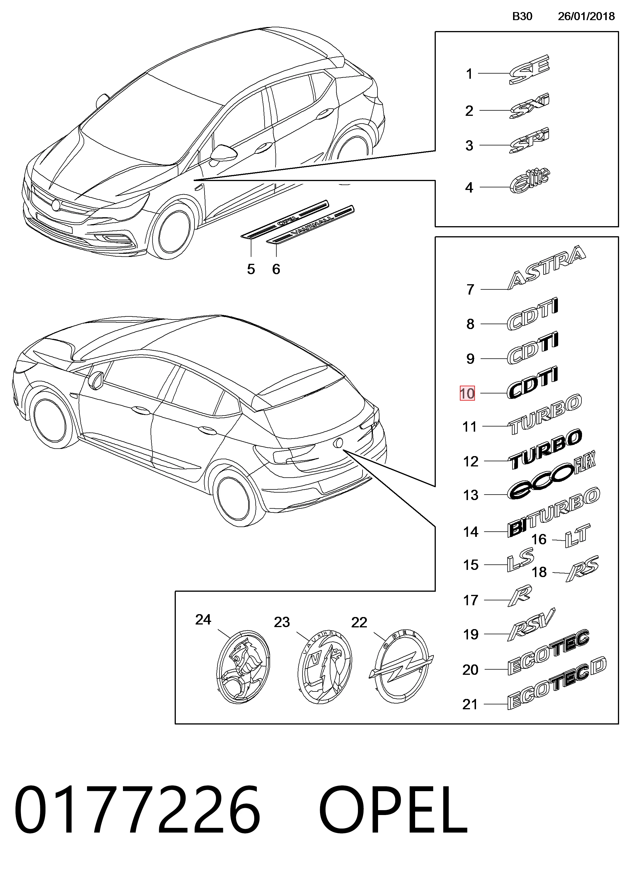 0177226 Opel